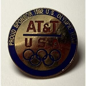 AT&T USA Proud Sponsor 1992 US Olympic Team Lapel Pin PB146